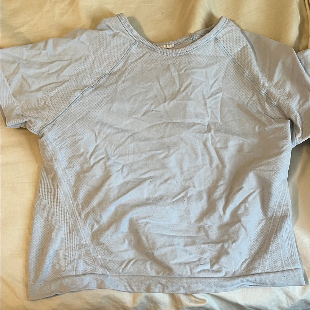 Athleta Light Blue Short Sleeve Tee